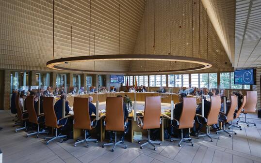 Liechtensteiner Landtag in Vaduz