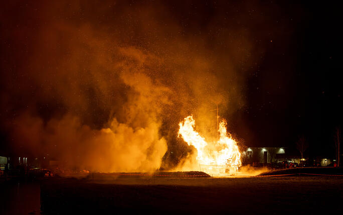Funken Triesen mit Fackelumzug