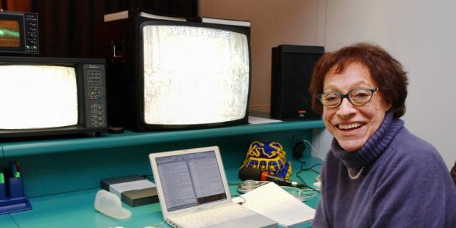 Die Schriftstellerin und Filmemacherin Anne Cunéo 2003 in Kloten