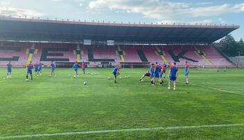 Abschlusstraining der Liechtensteiner Nati in Zenica