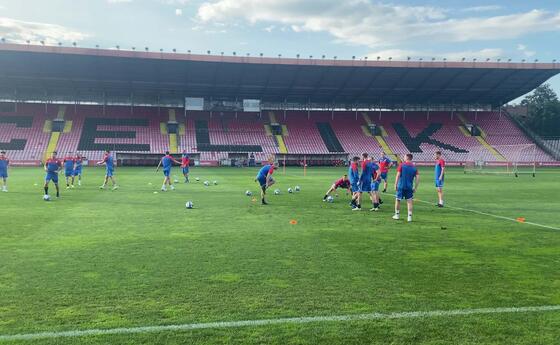 Abschlusstraining der Liechtensteiner Nati in Zenica