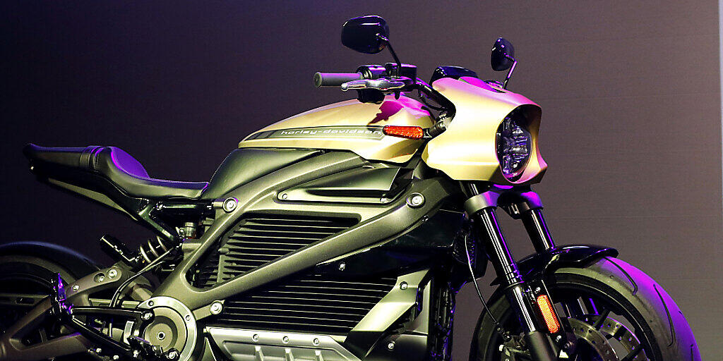 Elektro-Motorräder wie das Harley Davidson-Modell LiveWire sieht man auf Schweizer Strassen noch kaum. (Archivbild)