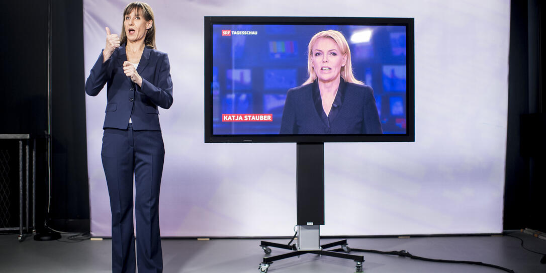 Gebärdensprachdolmetscherin Gebärdensprachdolmetscherin