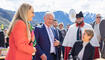 Feierlichkeiten zum Jubiläum bei der alten Rheinbrücke Vaduz–Sevelen