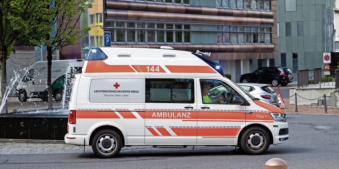 Rettungswagen in Vaduz Rettungswagen in Vaduz