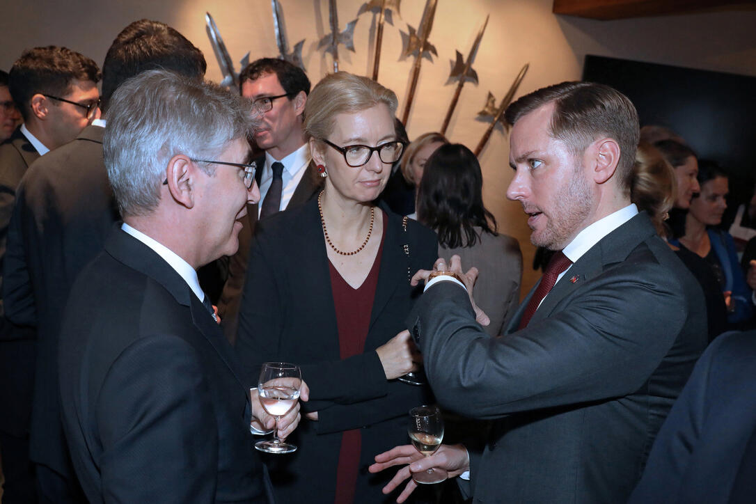 Neujahrsempfang auf Schloss Vaduz, Fürstentum Liechtenstein,