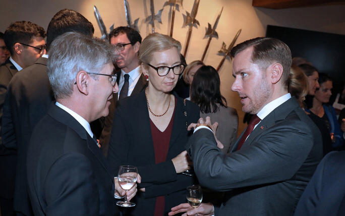 Neujahrsempfang auf Schloss Vaduz, Fürstentum Liechtenstein,