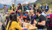 Feierlichkeiten zum Jubiläum bei der alten Rheinbrücke Vaduz–Sevelen