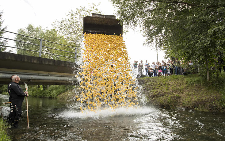 Entenrennen in Vaduz