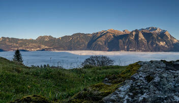 Nebelmeer über Liechtenstein
