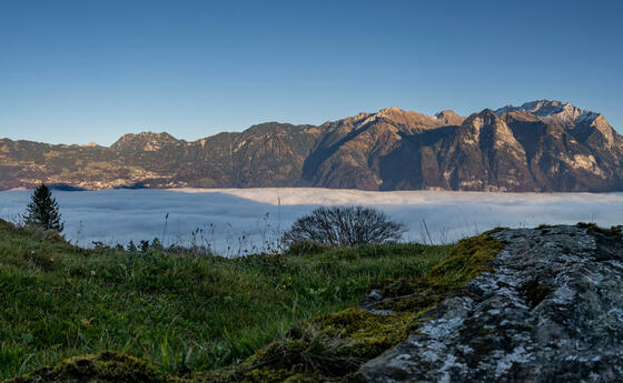 Nebelmeer über Liechtenstein