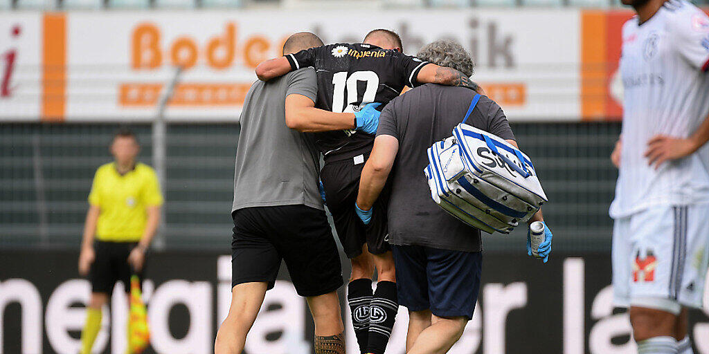 Luganos Stürmer Mattia Bottani fällt mit Knieverletzung mehrere Monate aus