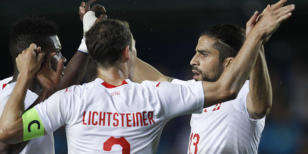 Ricardo Rodriguez (rechts) nach seinem Ausgleichstreffer in Villarreal