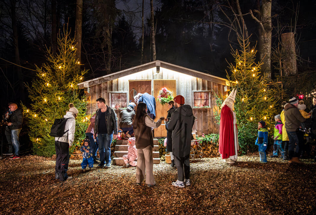 Nikolaus im Walde, Schellenberg (07.12.2024)