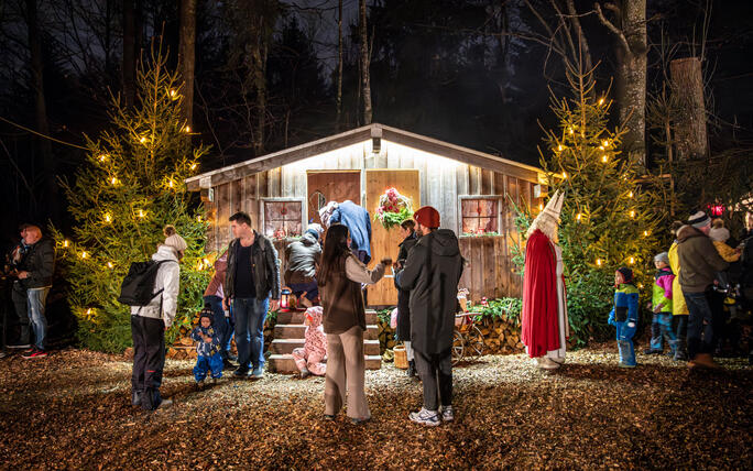 Nikolaus im Walde, Schellenberg (07.12.2024)