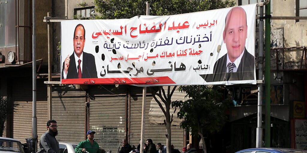 Wahlen im März: Unterstützer von Ägyptens Präsident Abdel Fattah al-Sisi haben bereits mit dem Wahlkampf begonnen. (Symbolbild)