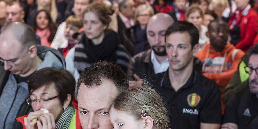 Eine Minute des Schweigens am Zaventem Airport in Brüssel: Um 7:58 Uhr vor genau einem Jahr startete hier eine Anschlagsserie, die 32 Menschen das Leben kostete.