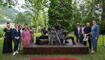 Enthüllung der Bronzeskulptur