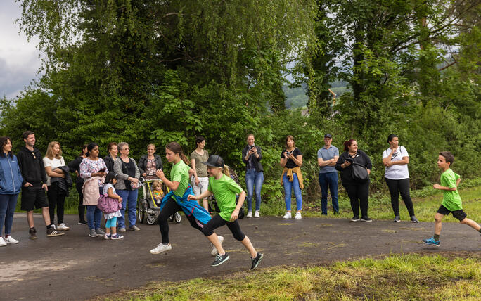 Sponsorenlauf der Primarschule Mauren