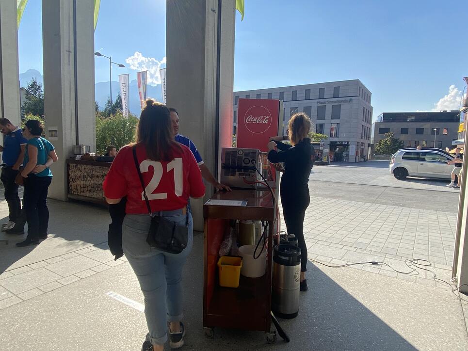 Warm Up Party vor Liechtenstein - Deutschland