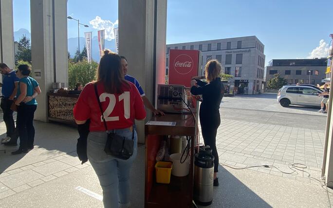 Warm Up Party vor Liechtenstein - Deutschland