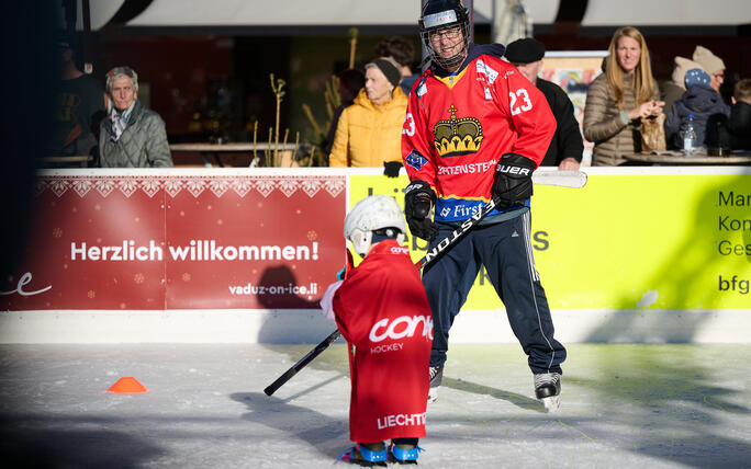 Eishockey-Schnupperkurs in Vaduz
