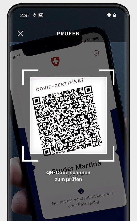 es wird ein qr code bund zeigt erstmals auf wie das covid zertifikat aussieht vaterland online