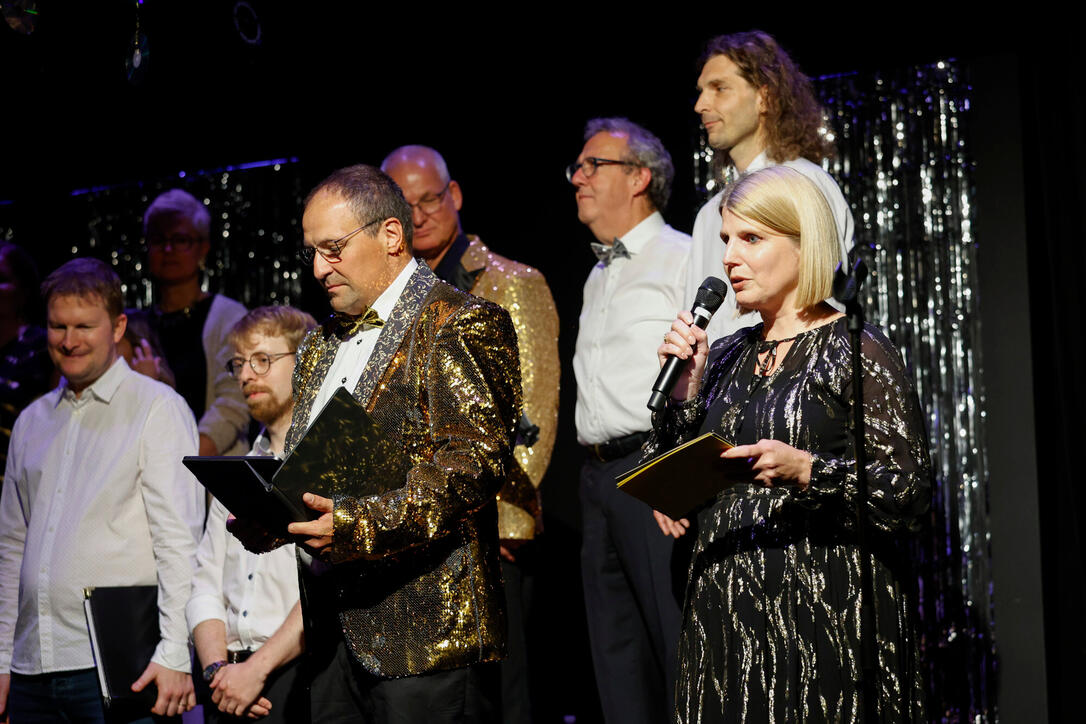 Jubil&auml;umskonzert des Young Unlimited Chors im Gemeindesaal von Mauren.