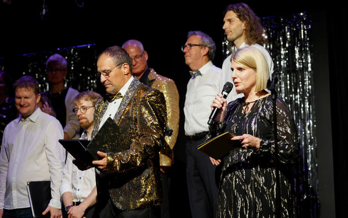 Jubiläumskonzert des Young Unlimited Chors im Gemeindesaal von Mauren.