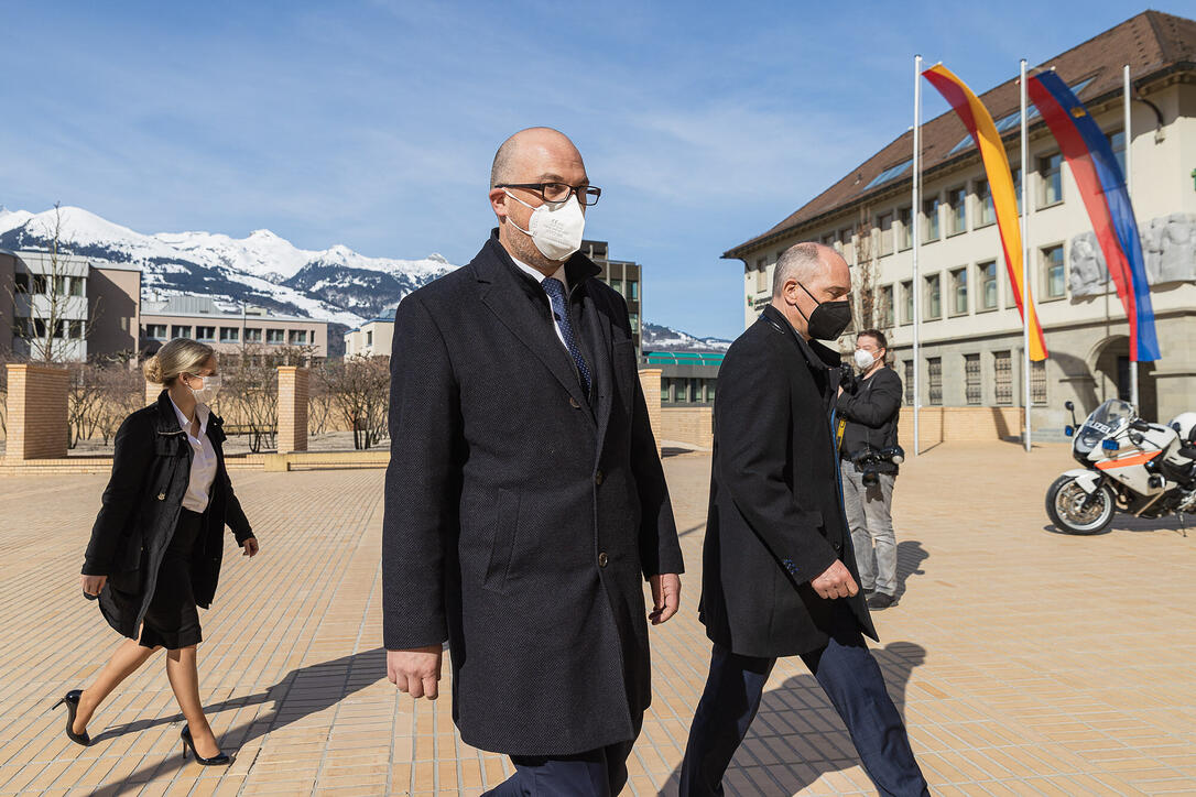 Landtagseröffnung 2021 in Vaduz