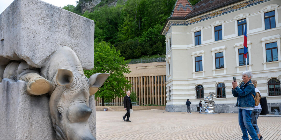 240430 Bad Ragartz in  Vaduz auf dem Peter-Kaiser-Platz 