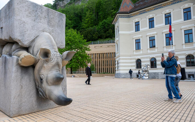 240430 Bad Ragartz in  Vaduz auf dem Peter-Kaiser-Platz 