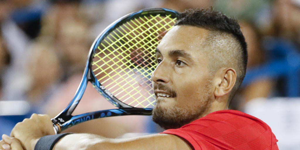 Nadal-Bezwinger Nick Kyrgios behält gegen David Ferrer den Durchblick