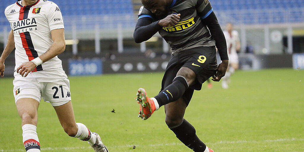 Romelu Lukaku war Inters Matchwinner beim 3:0 gegen Genoa