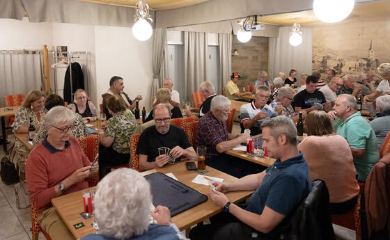 Liewo Jasskönig letzte Vorrunde im Restaurant Schäfle Gams