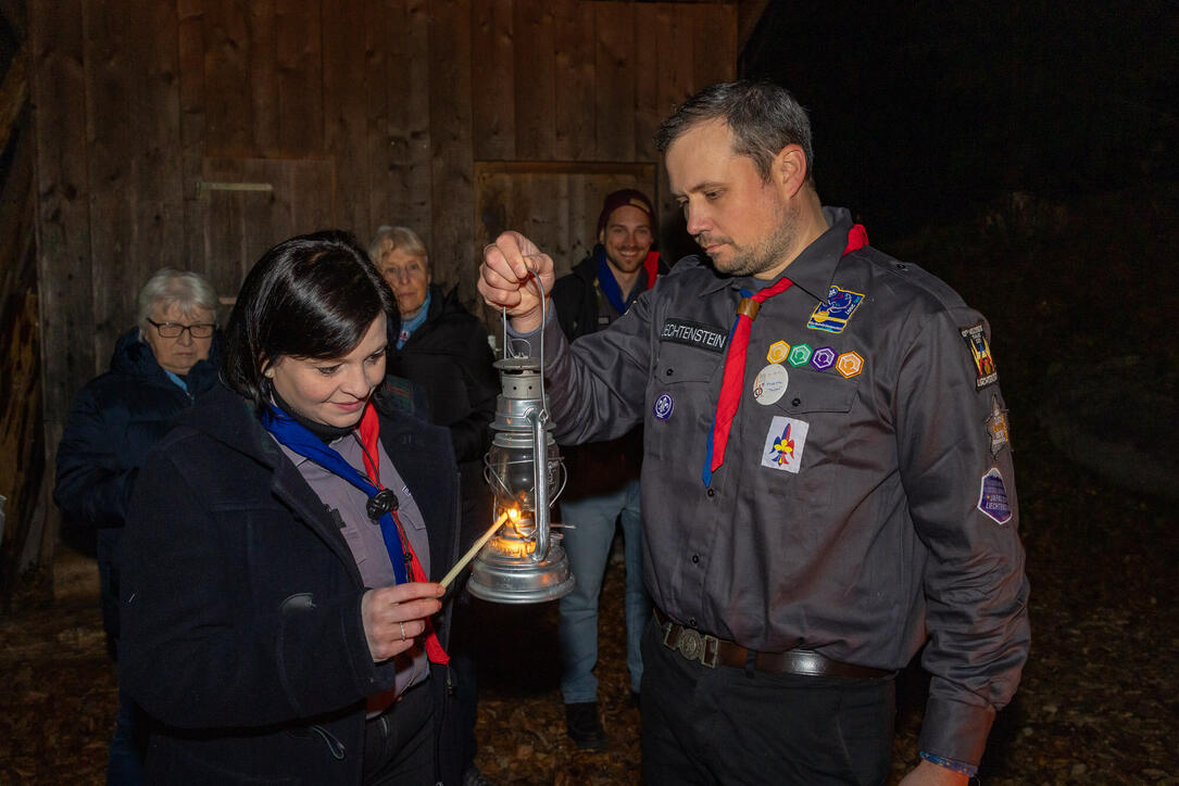Friedenslicht 2025 in Liechtenstein (17.12.2025)