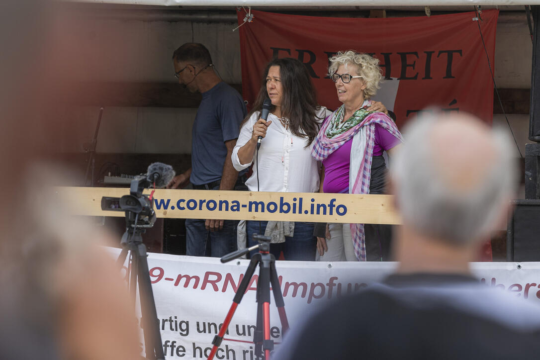 Corona Demo in Vaduz