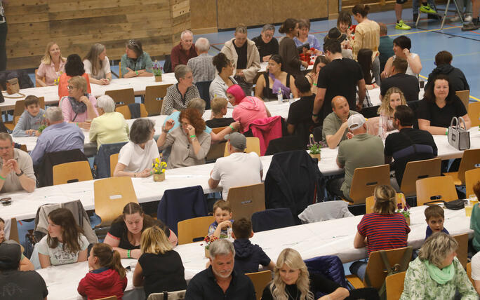 Fr&uuml;hlingsfest in Grabs, St. Gallen, Schweiz