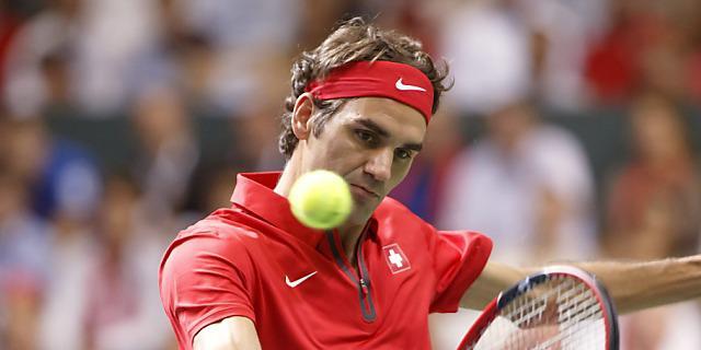 Roger Federer hatte gegen Fabio Fognini alles im Griff.
