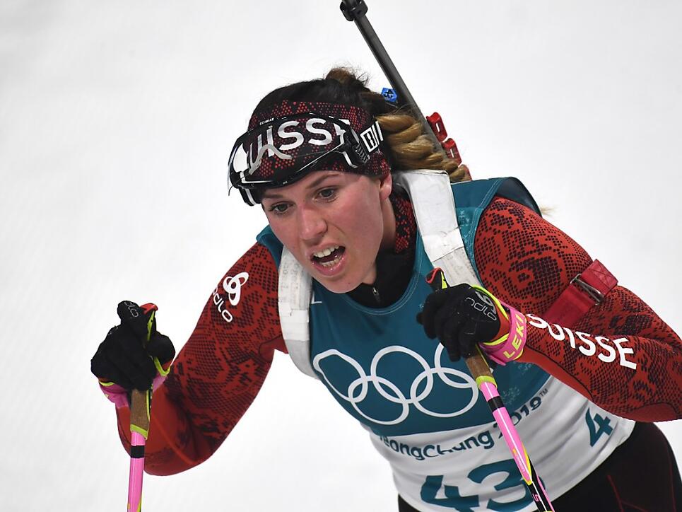 Einzig Lena Häcki fuhr beim Weltcup in Kontiolahti in die Punkte-Ränge