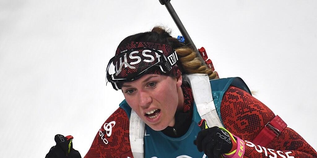 Einzig Lena Häcki fuhr beim Weltcup in Kontiolahti in die Punkte-Ränge