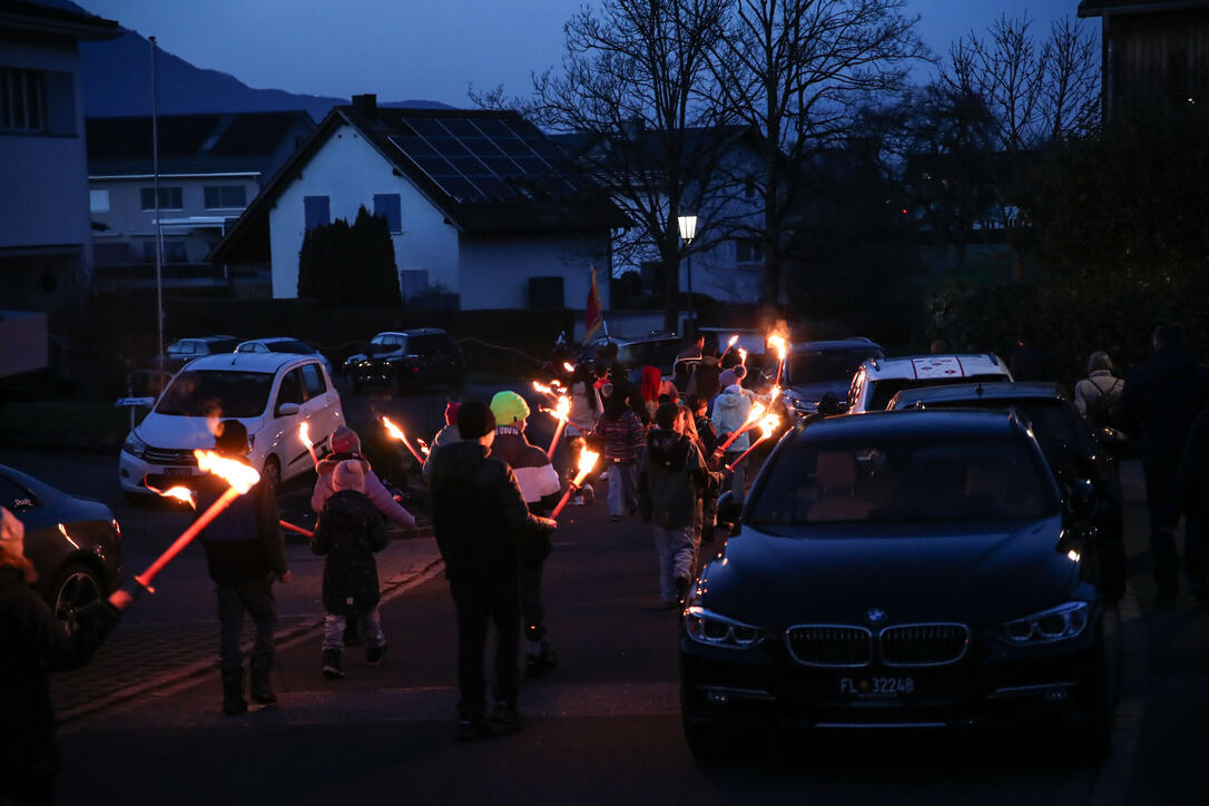 Fackel- und Lampionzug in Gamprin (08.03.2025)