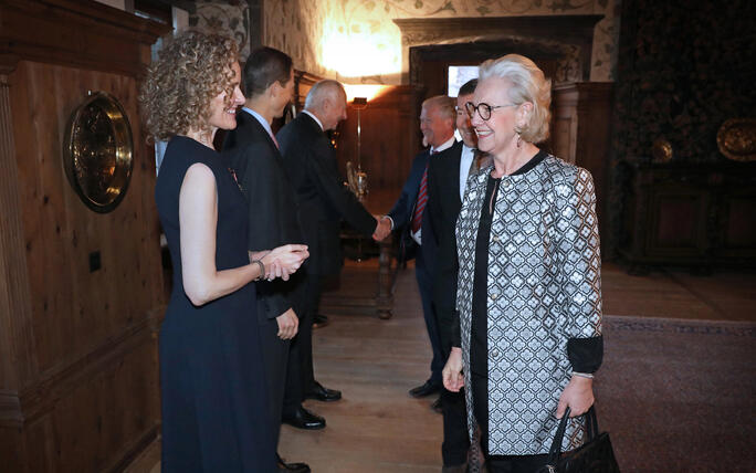 Neujahrsempfang auf Schloss Vaduz, Fürstentum Liechtenstein,am