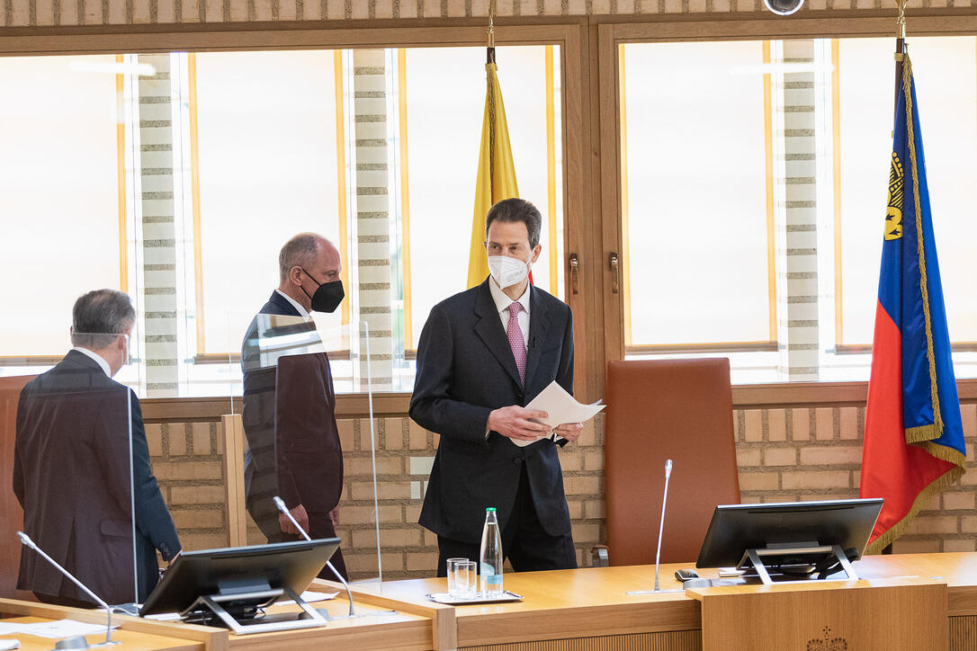 Landtagseröffnung 2021 in Vaduz