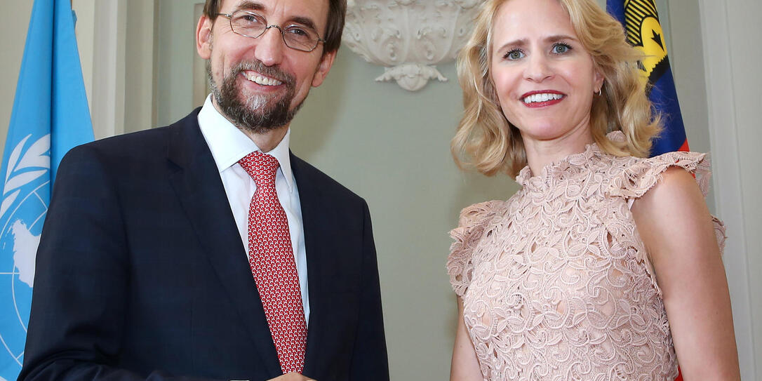Besuch von Zeid Ra?ad Al Hussein, UNO-Hochkommissar für Mensc Besuch von Zeid Ra?ad Al Hussein, UNO-Hochkommissar für Mensc