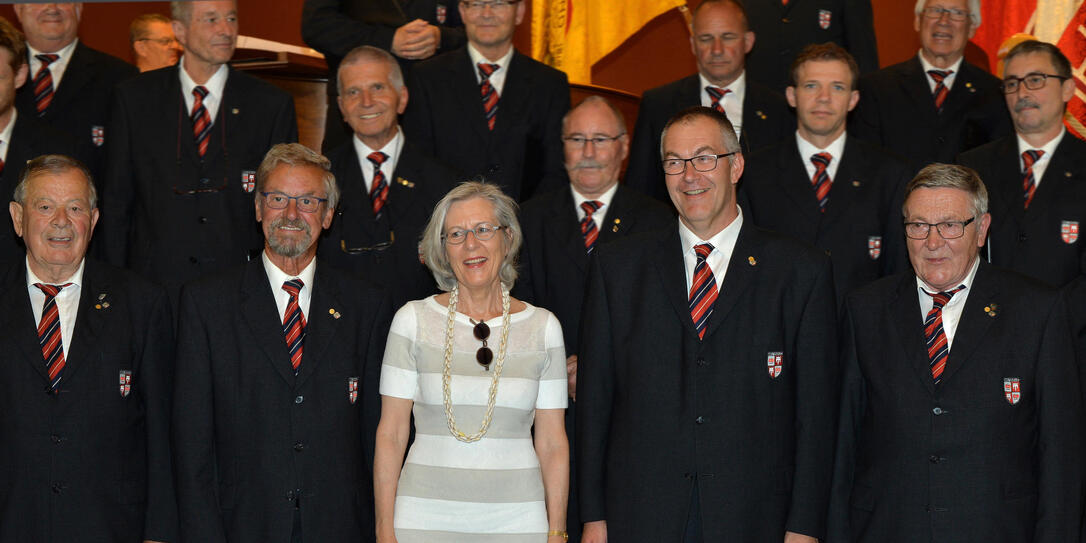 Buchpräsentation 150 Jahre MGV Vaduz Geehrte