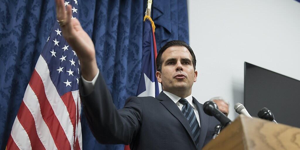 Will Puerto Rico zum 51. US-Bundesstaat machen: Gouverneur Ricardo Rossello. (Archivbild)