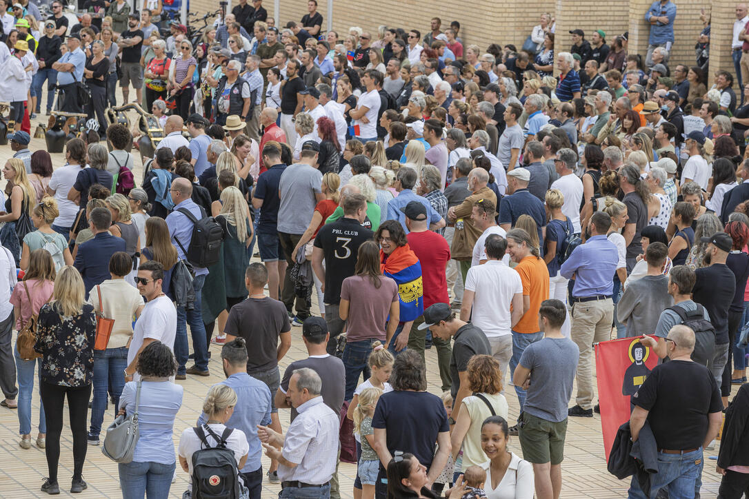Corona Demo in Vaduz