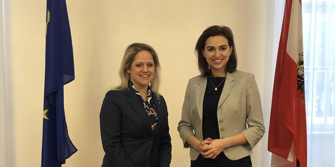 Regierungsrätin Katrin Eggenberger auf Antrittsbesuch in Wien Regierungsrätin Katrin Eggenberger auf Antrittsbesuch in Wien