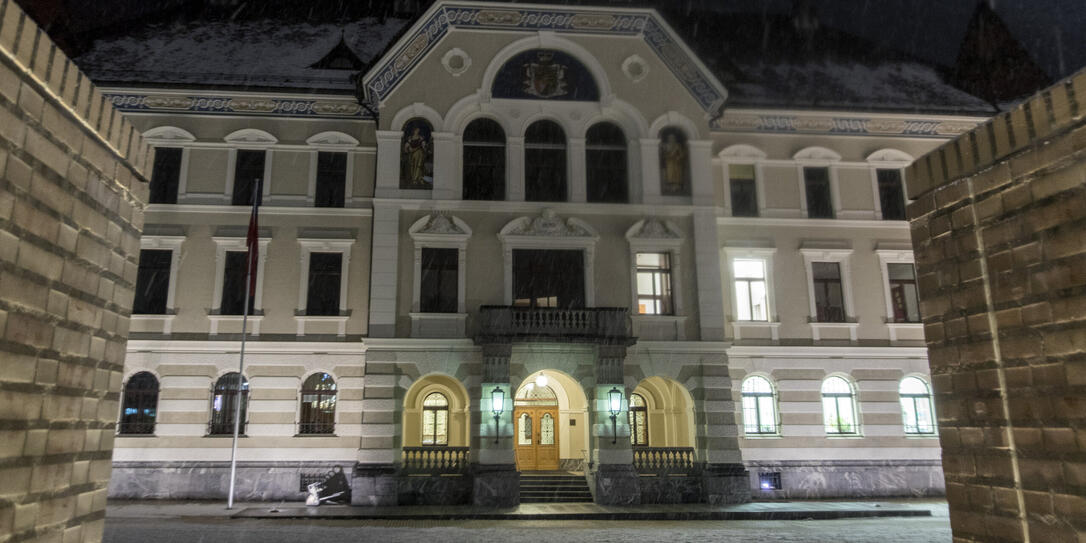 Regierungsgebäude Winter